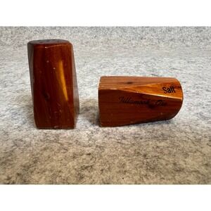 Vintage Tillamook Oregon Mini Salt & Pepper Shakers 2.5 inches